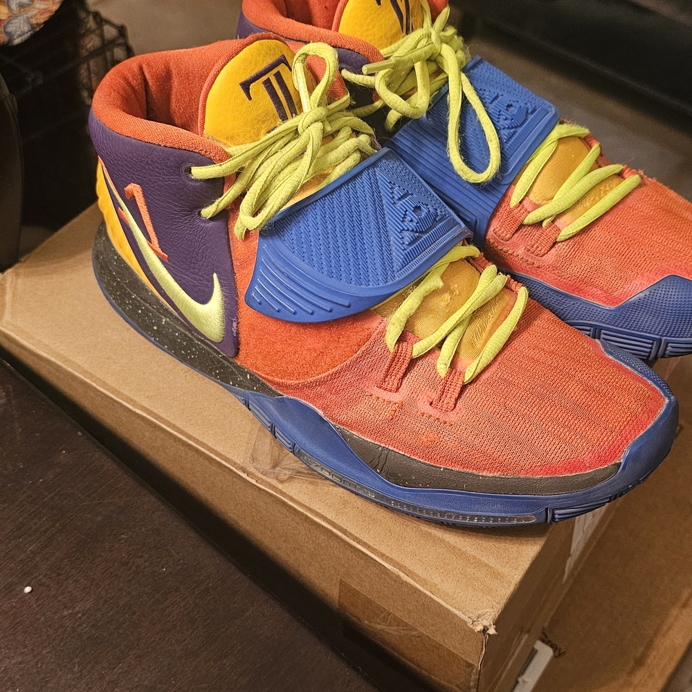 Vibrant Multicolor Nike Kyrie 6 Sneakers